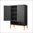 Versatile Double Door Shoe Cabinet with Innovative Design for Optimal Storage and Modern Aesthetic-351105749