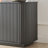 Rounded Sideboard With Vertical Wood Stripe For Living Room-116110944