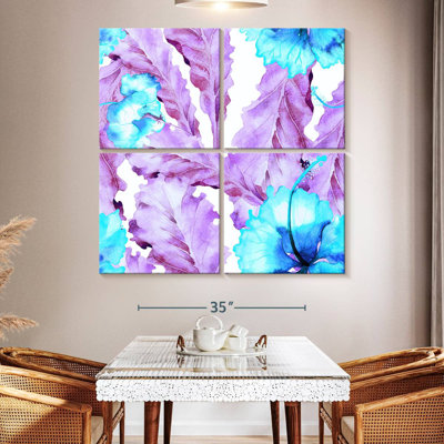 Kerner Purple And Blue Hibiscus