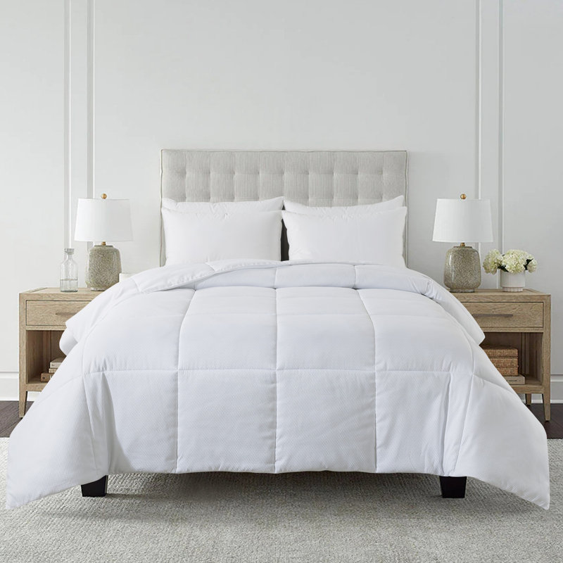Édredon en duvet synthétique toutes saisons, Édredon simple en duvet synthétique
