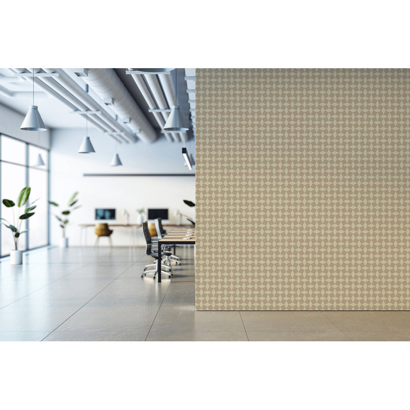 Tailored Check - Washed Terracotta Wallpaper