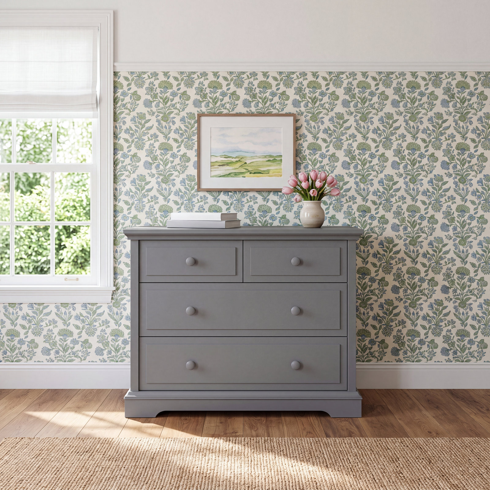 Universal Select 3 Drawer Dresser, Cool Gray