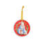 7cm Resin Animals Holiday Shaped Ornament