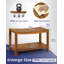 Banc de douche en teck de 31 po