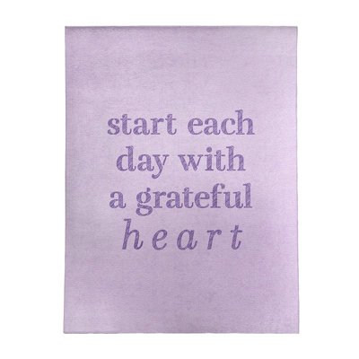 Quotes Chenille Indoor Rug