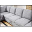 Canapé modulaire en chenille de 137 pouces de large Samira avec méridienne orientée à droite, rangement sous le siège et coussins décoratifs pour plus de confort et de style