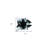 Abhinav 6' x 7' Black and White Cowhide Cowhide Area Rug