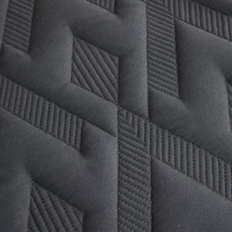 Courtepointe réversible en microfibre , Courtepointe grand + 2 couvre-oreillers standard, Gris