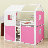 Bunk Wood House Bed With Tent-1843614664-1843614666