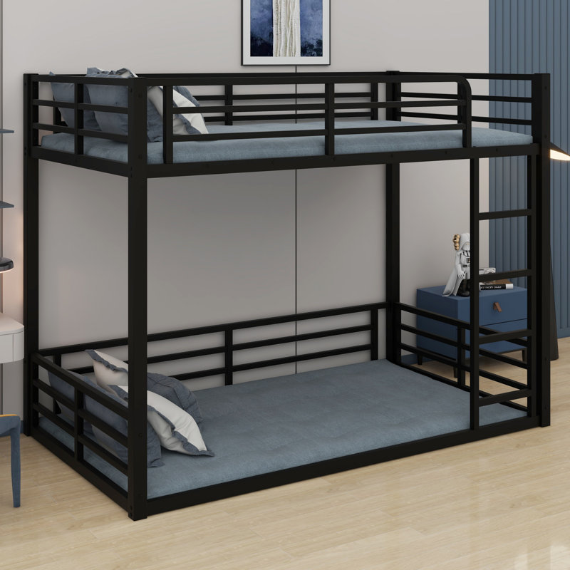 Metal Bunk Bed For Kids, Teens, Adults, Extra-Long Twin Over Extra-Long Twin