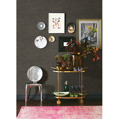 Dimensional Grasscloth Peel and Stick Wallpaper