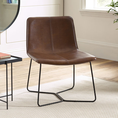 Faux Leather Armchair