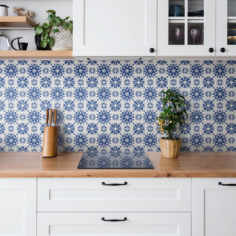 Aveer 30 x 30 cm PVC Tile in Navy