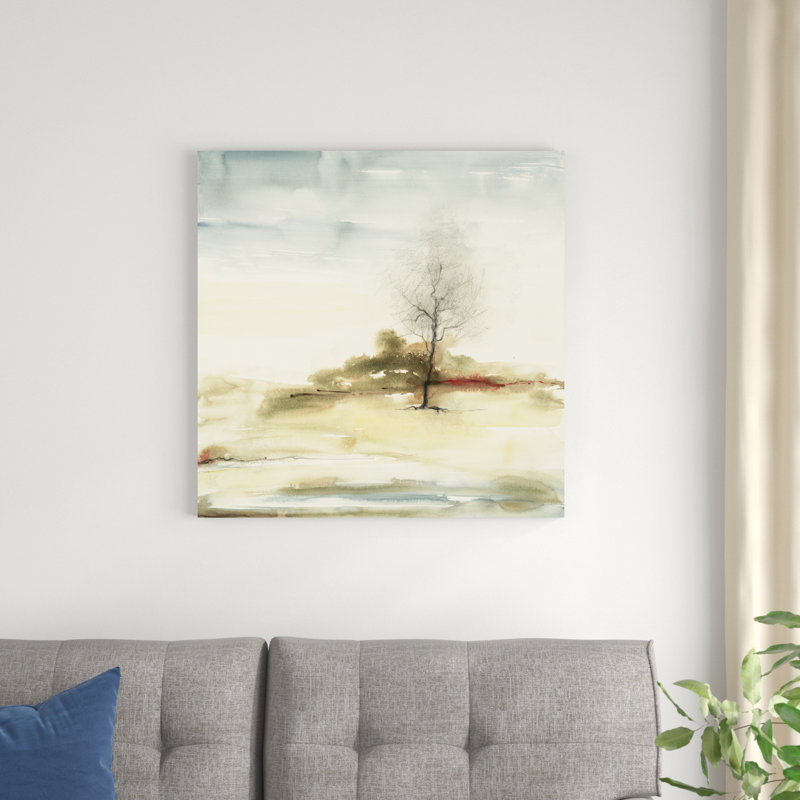 «Solstice 1», peinture sur toile, H 30 po x l 30 po