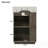 Compact Modern Bathroom Vanity with Ceramic Sink and MDF Structure for Small Spaces-1490415797