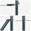 Vidaxl Fence Post 26 Pcs Silver Steel-116846516
