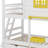 Bunk Bed With 2 Drawers, 1 Storage Box, 1 Shelf, Window And Roof-547494147