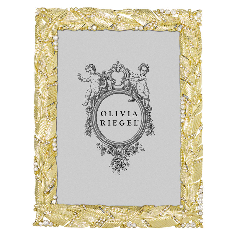 Preen Metal Picture Frame, Gold, 5" W x 7" H