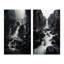 «Waterfall Ephemeral Cascade», 2 pièces sur toile-383273411-383273020