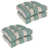 Beige; vert; rayures multicolores