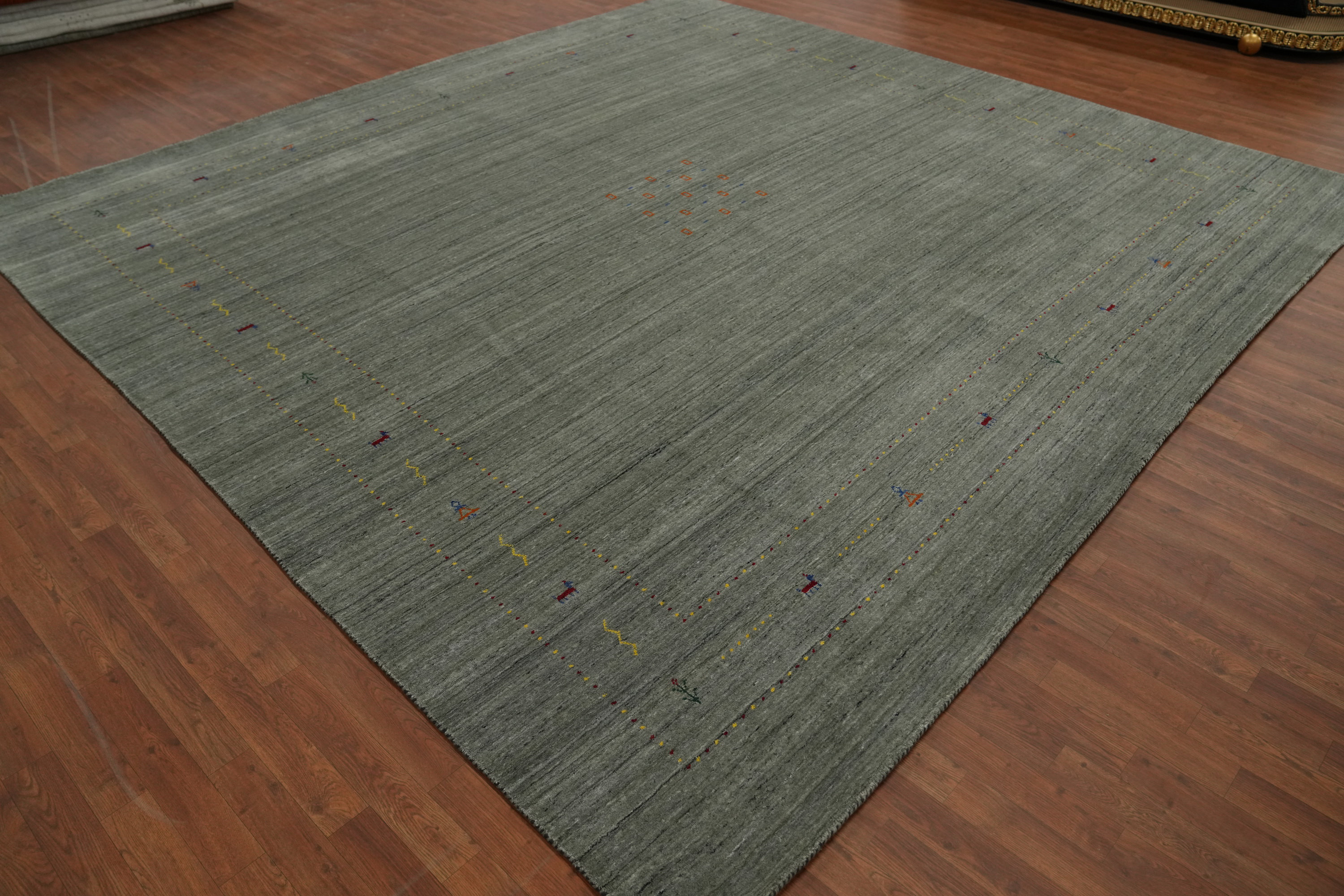 Bungalow Rose Handmade Gabbeh Style Square Area Rug 12x12 | Wayfair