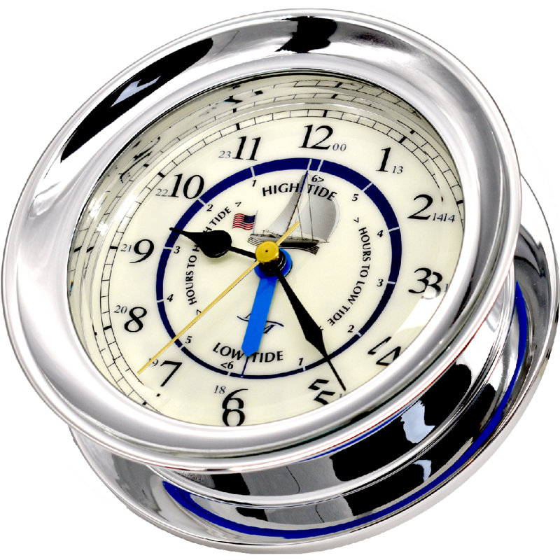 Horloge murale Patriot, Chrome