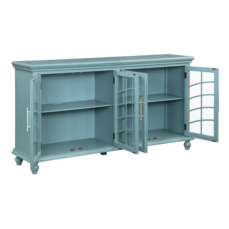 Buffet de 71,75 po de largeur Adalayde, Bleu