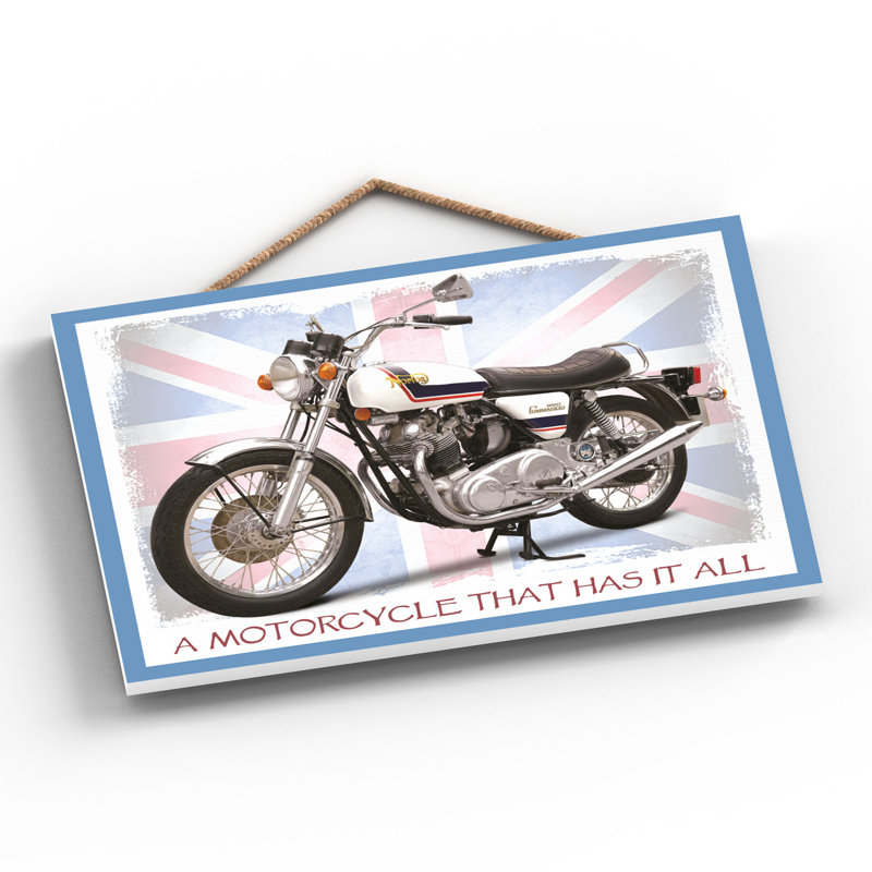 Motorcycle That Has It All - Print on MDF