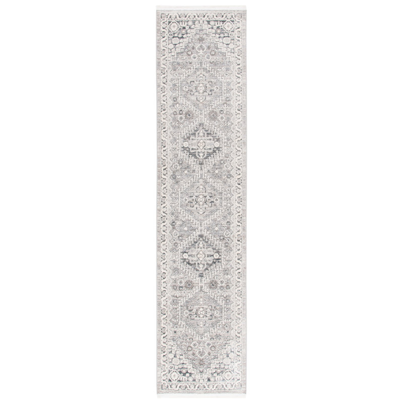 Tapis oriental en polyester 1274 Clover, Tapis de couloir 2 pi x 8 pi