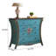 Commodes décoratives rétro en bois à quatre tiroirs