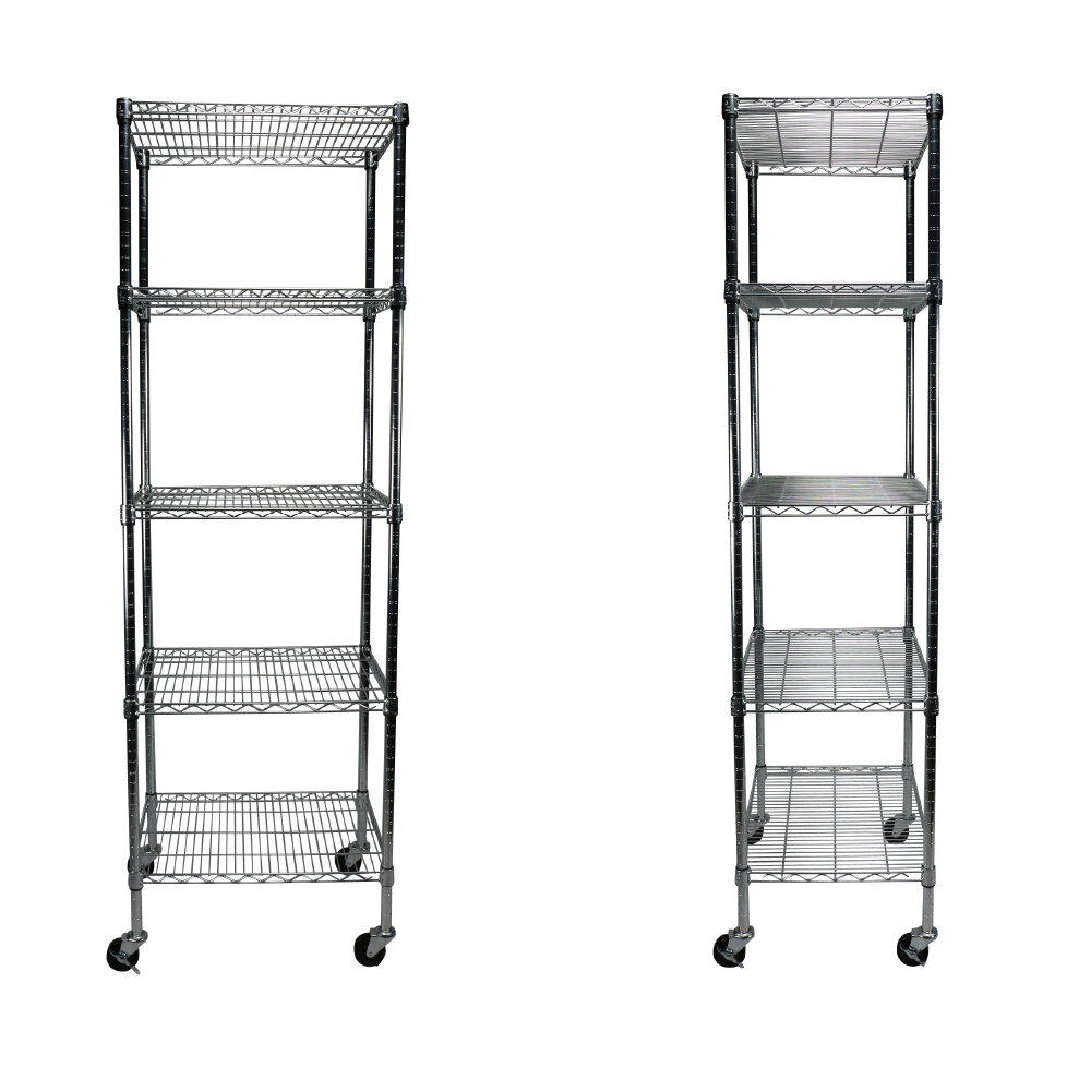 Alera Steel 3-Tier Utility Shelving Unit (36-in W x 14-in D x 36-in H),  Silver in the Freestanding Shelving Units department at