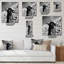 Portrait monochrome d'un taureau espagnol II - Horloge murale de ferme-173925887