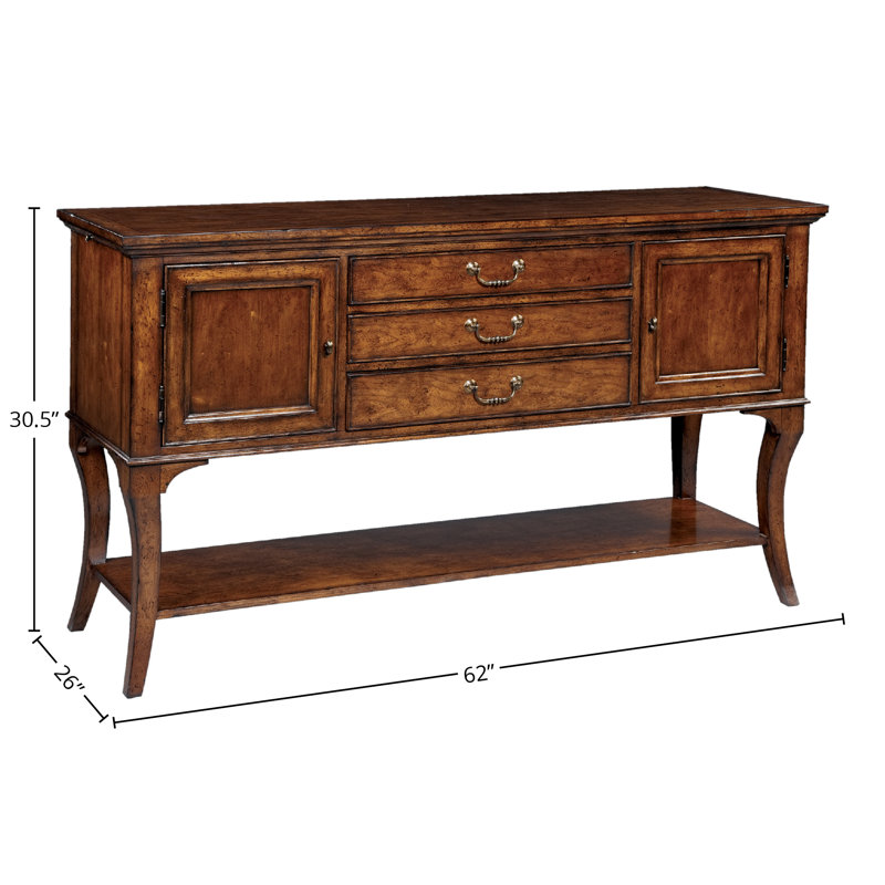 Bureau Pasadena de 62 po de large Rue De Bac, finition cognac