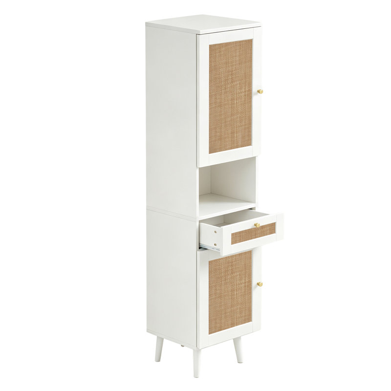 Freestanding Bathroom Cabinet, White