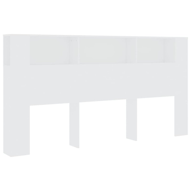Headboard, 105cm H x 200cm W x 19cm D, White