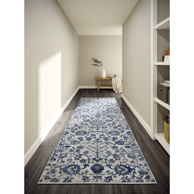 , Blue/Beige Kollektion 1869 No Pattern And No Solid Colour Area Rug