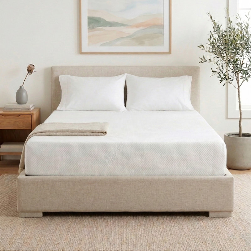 Matelas simple en mousse viscoélastique imprégnée de gel 6 po Fritch, 6", Simple