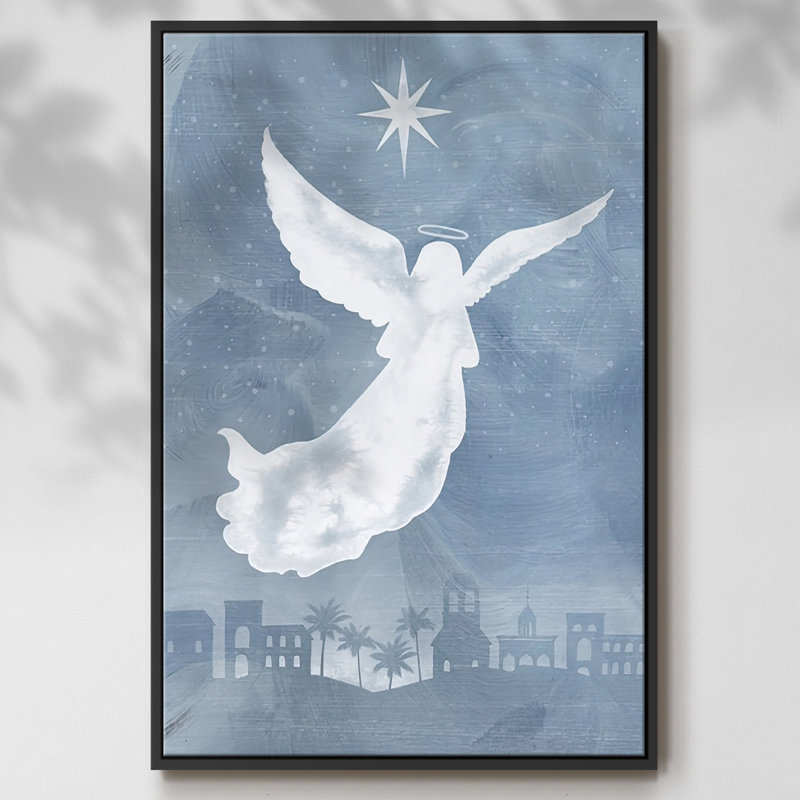 " Star Of Bethlehem Collection B ", Black, 25" H x 17" W x 1.5" D