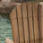Outdoor Acacia Wood Adirondack Barstools, Set Of 2, Natural Stained