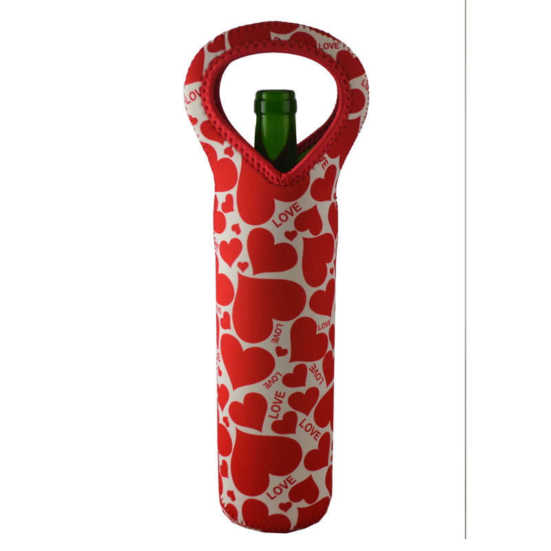 Support pour porte-bouteilles de vin isolant housse en néoprène