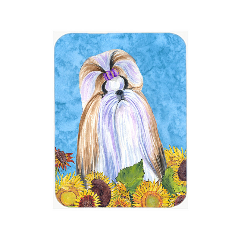 Planche à découper en verre Shih Tzu