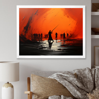 African Zulu Dance II - art mural tribal africain