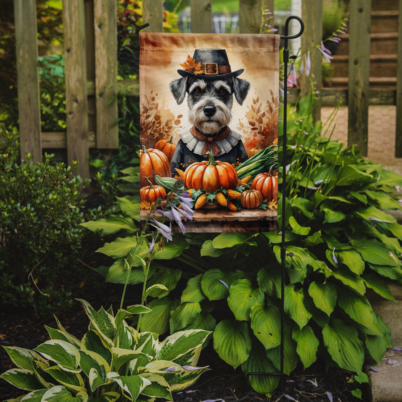 Drapeau du jardin de l'Action de grâce, Schnauzer