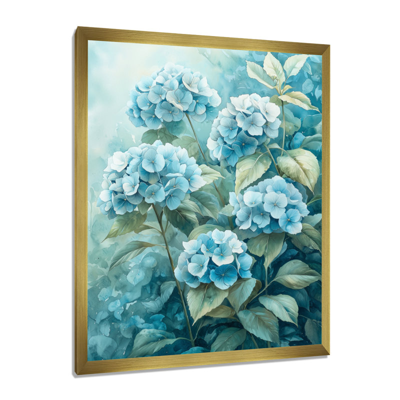 Dorsey - décoration murale florale, H 44 po x l 34 po, Doré, Picture Framed