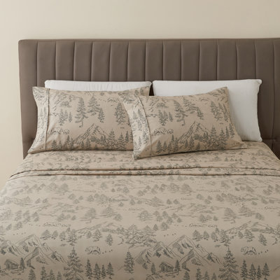 Ultra Soft Lodge Printed Microfiber Sheet Set