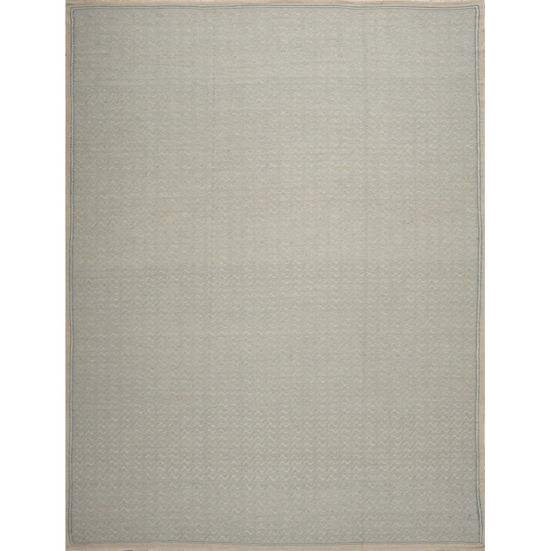 Geometric Area Rug in Gray