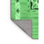 Tapis abstrait vert émeraude lavable à la machine 803-1608524117