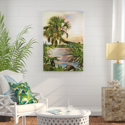 Reproduction d'art sur toile, "L penché" par Melinda Bradshaw