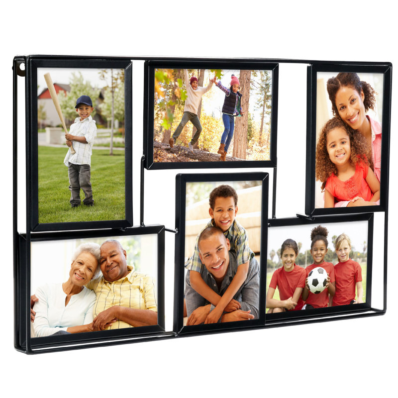 Mayble Black Metal Picture Frame with Mat