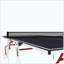 Table de ping-pong pleine grandeur Soozier, se plie en quatre, table de tennis de table portable avec filet, raquettes, balles, panneau de fibres à densité moyenne, gris anthracite